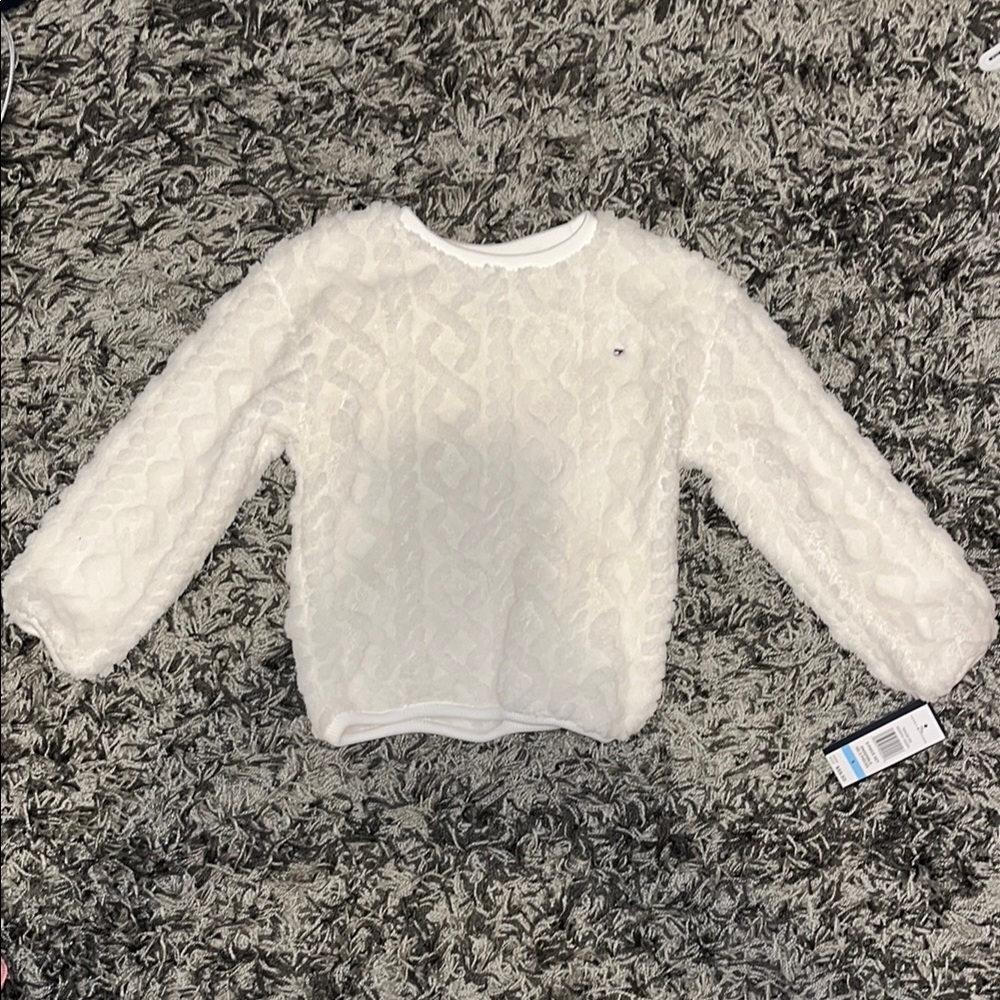 Tommy Hilfiger White Chunky Knit Sweater